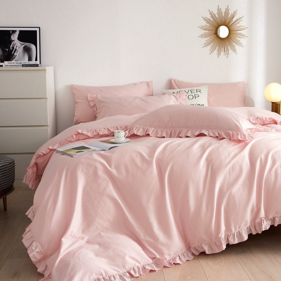 Lightweight Summer Quilt - Ruffled Design