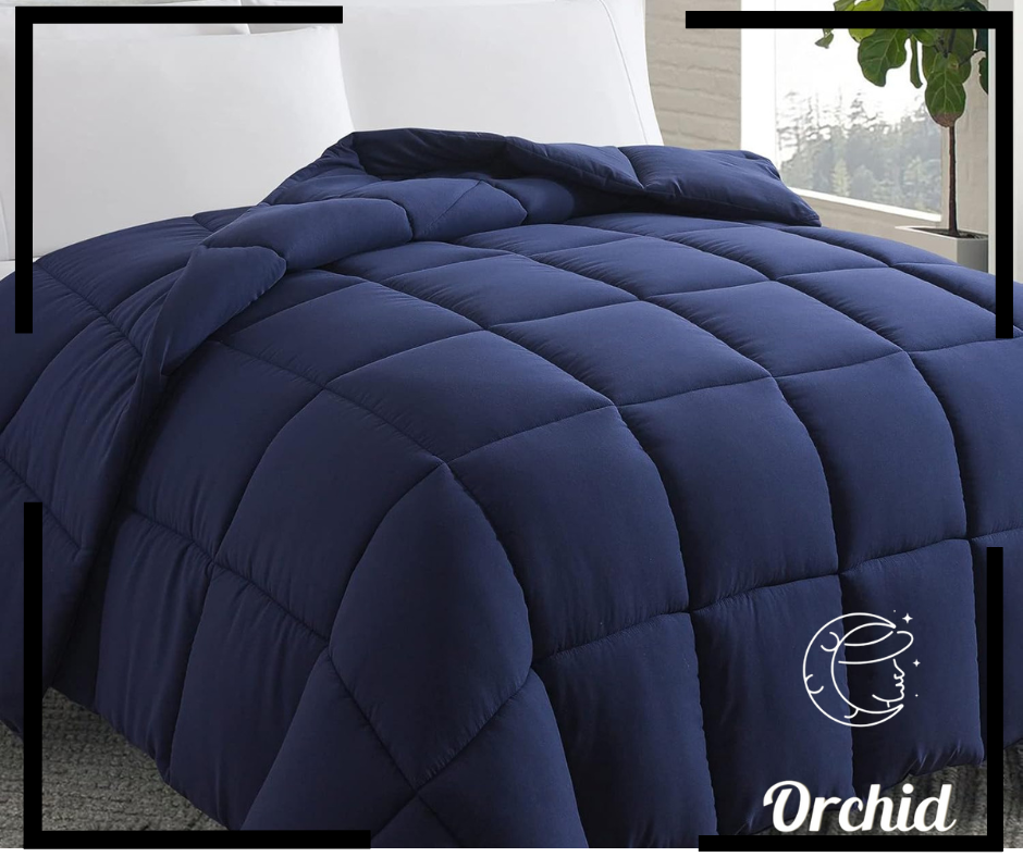 Premium Cotton Winter Fiber Quilt - Plain Design