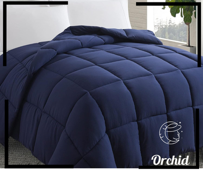 Premium Cotton Winter Fiber Quilt - Plain Design