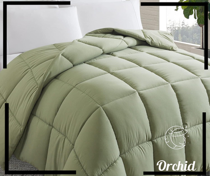 Premium Cotton Winter Fiber Quilt - Plain Design