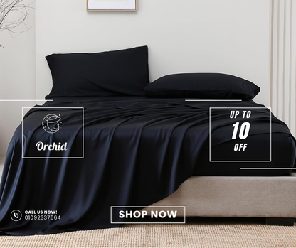 5-Piece Cotton Sheet Set-Solid