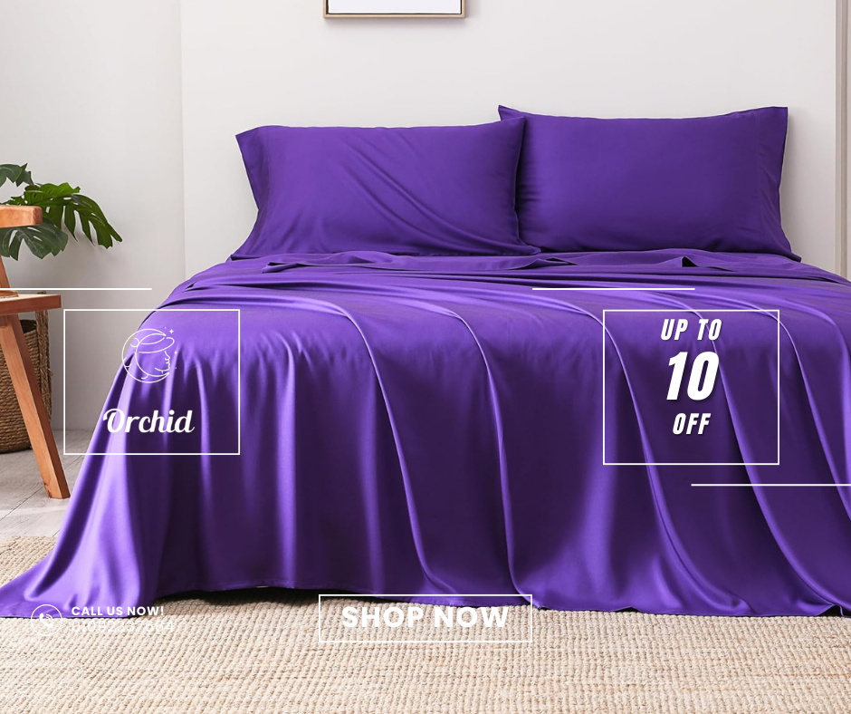 Flat bed sheet set 3Pcs, bed sheet220*235 cm