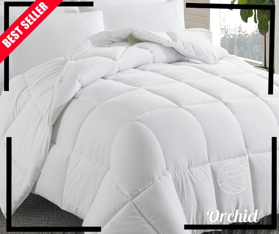 Premium Cotton Winter Fiber Quilt - Plain Design
