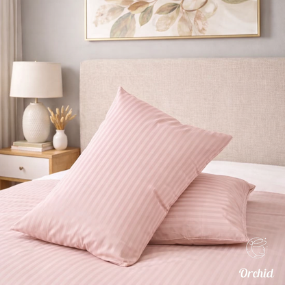 3-Piece Stripped Fitted Sheet Set