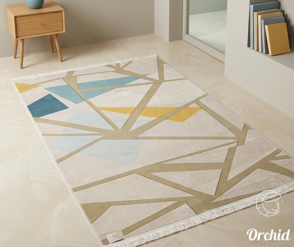 The Dots Carpet-(Modern Topaz)