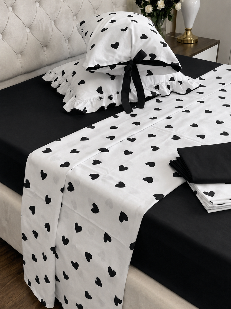 5-Piece Cotton Sheet Set- Patterned