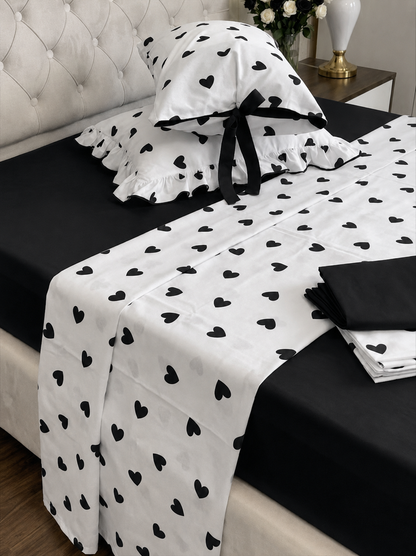 5-Piece Cotton Sheet Set- Patterned