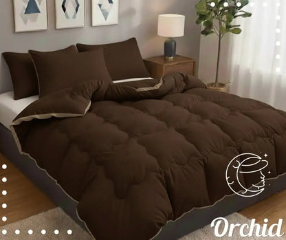 Premium Cotton Winter Fiber Quilt -Orchid Cloud