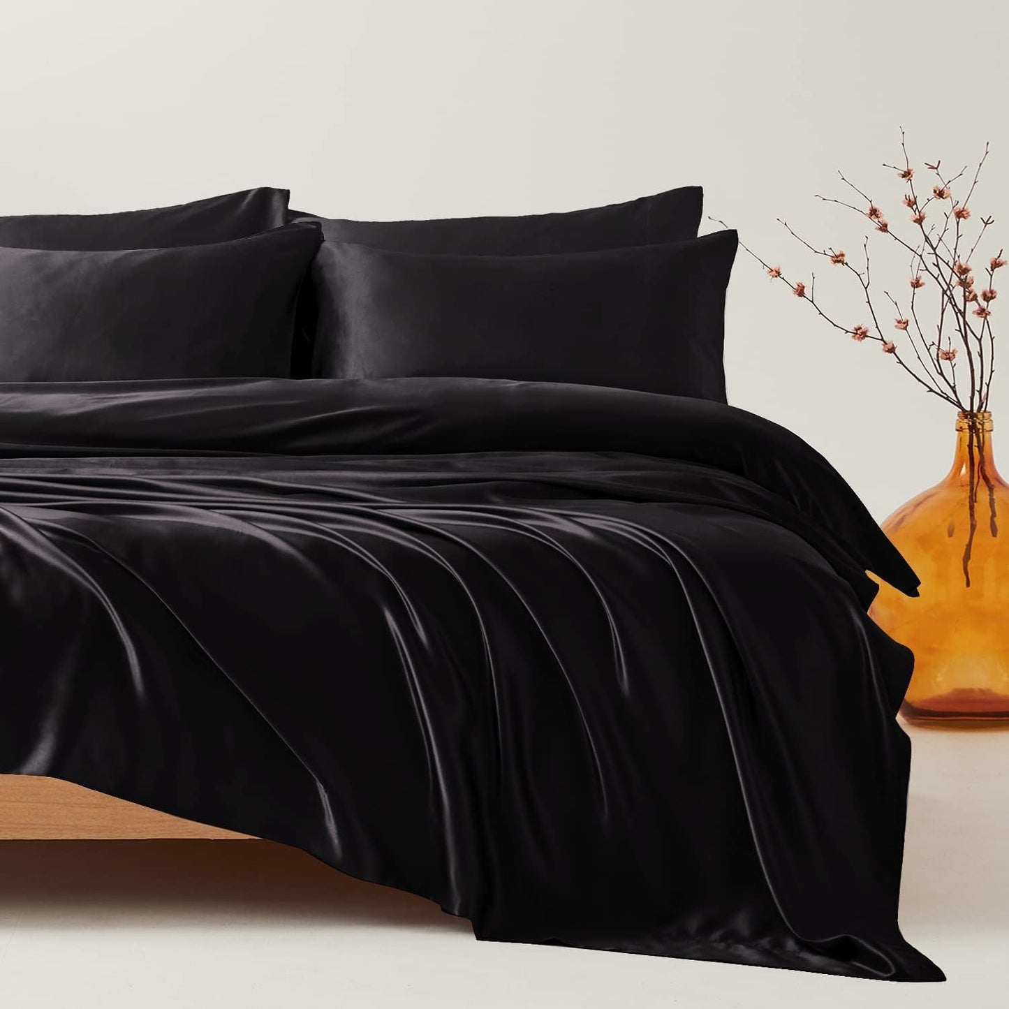 Satin bed sheet set-240*260-3Pcs