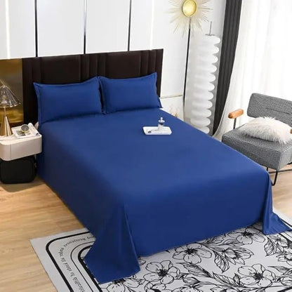 Flat bed sheet set 3Pcs, bed sheet 180*235 cm