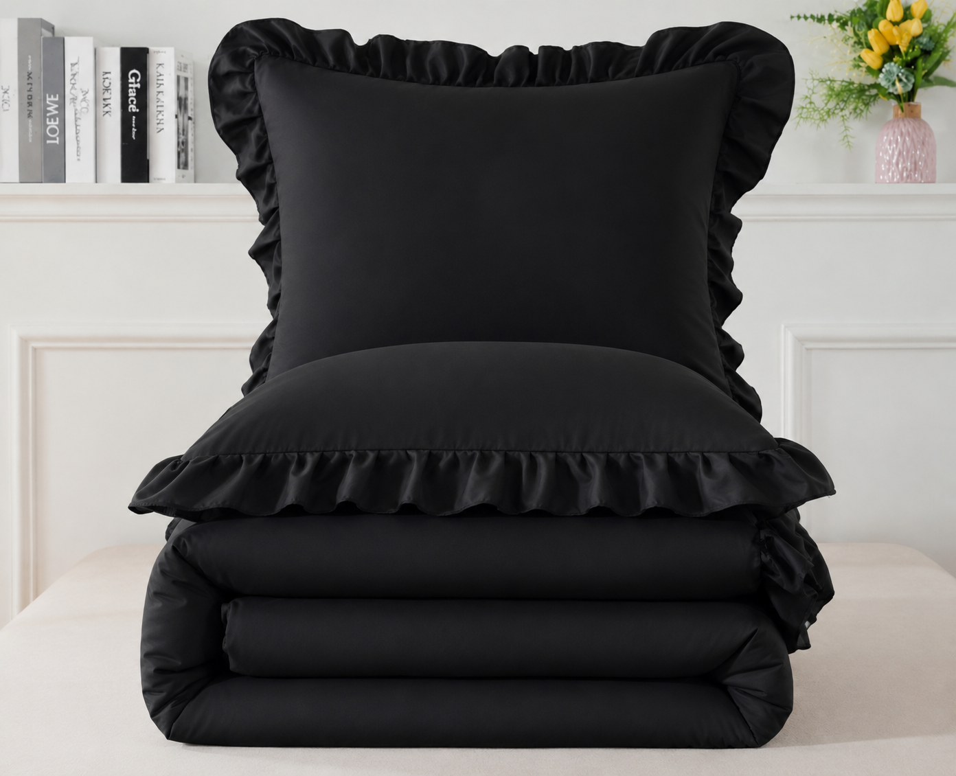 Lightweight Summer Quilt - Ruffled Design