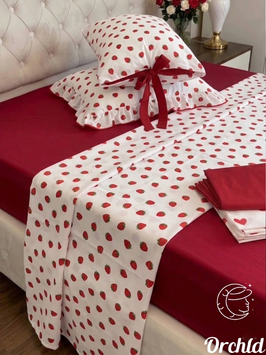 5-Piece Cotton Sheet Set- Patterned